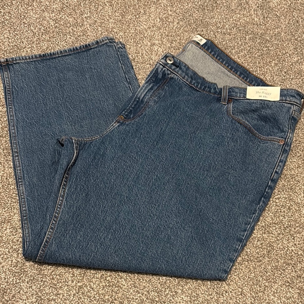 NWT Men's Abercrombie and Fitch Low Rise The Baggy Jeans